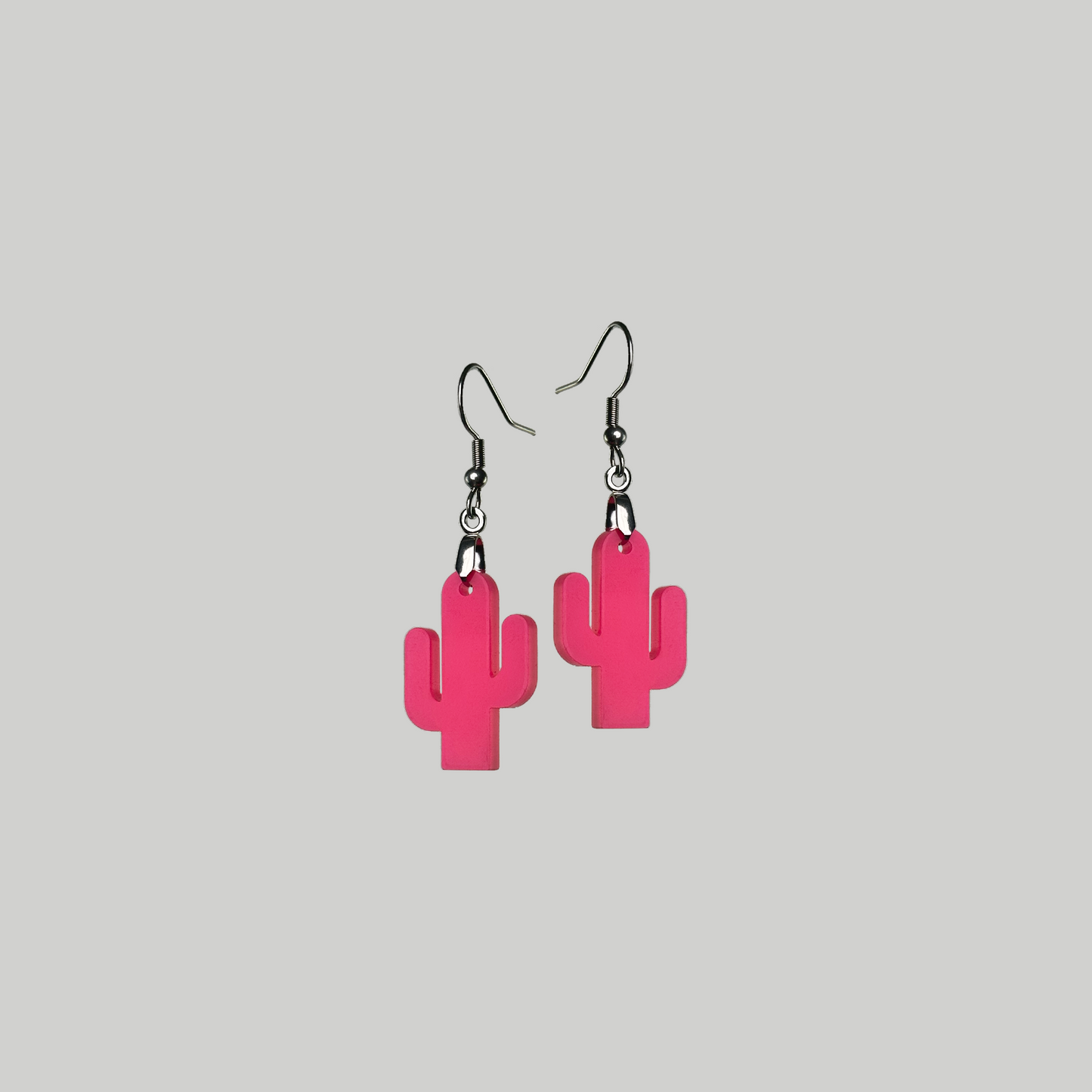 Prickly Cactus Elegance: Unique cactus earrings, carefully crafted to add a hint of desert allure to your accessory collection.