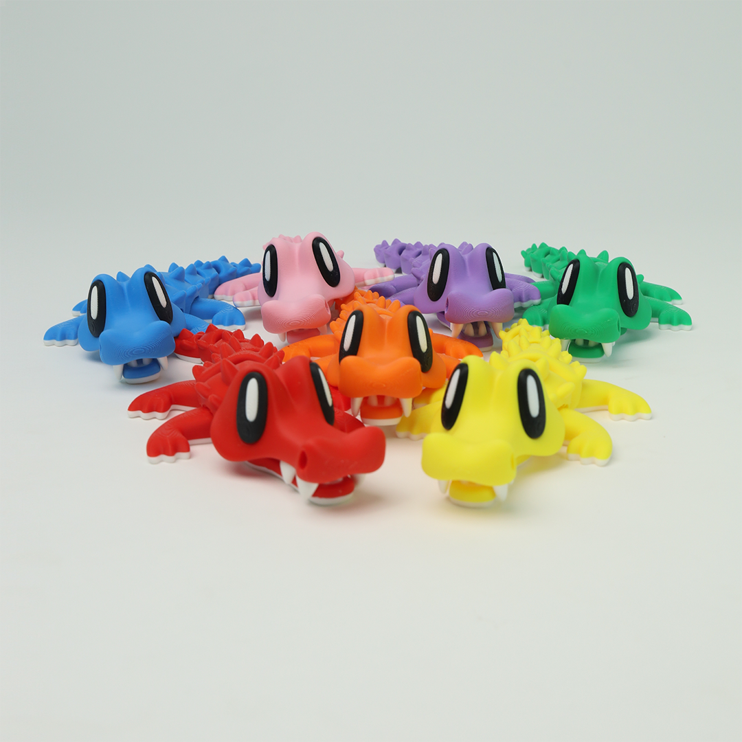 Alligator 3D Printed Fidget Toys - Baby