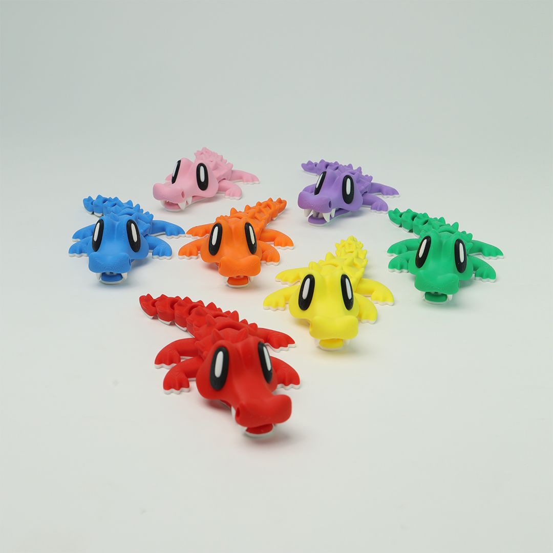 Alligator 3D Printed Fidget Toys - Baby