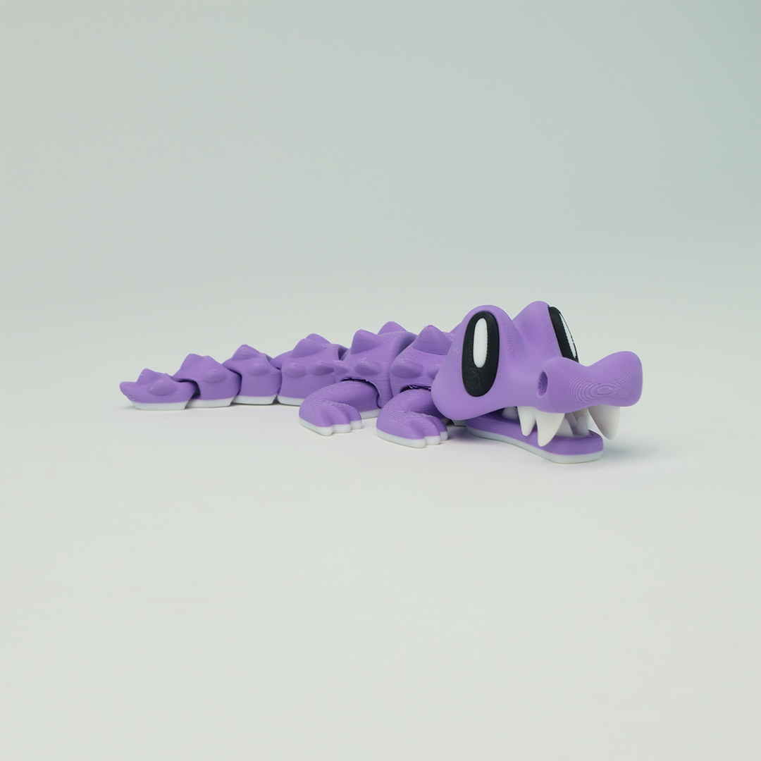 Alligator 3D Printed Fidget Toys - Baby
