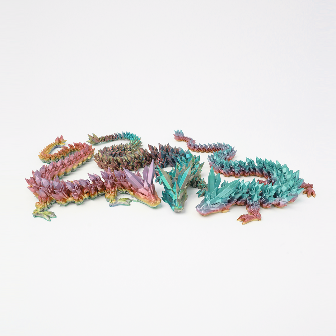 Crystal Dragon 3D Printed Fidget Toys