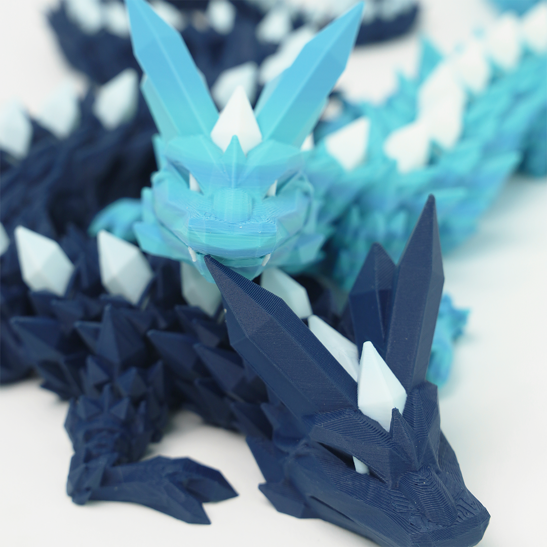 Crystal Dragon 3D Printed Fidget Toys