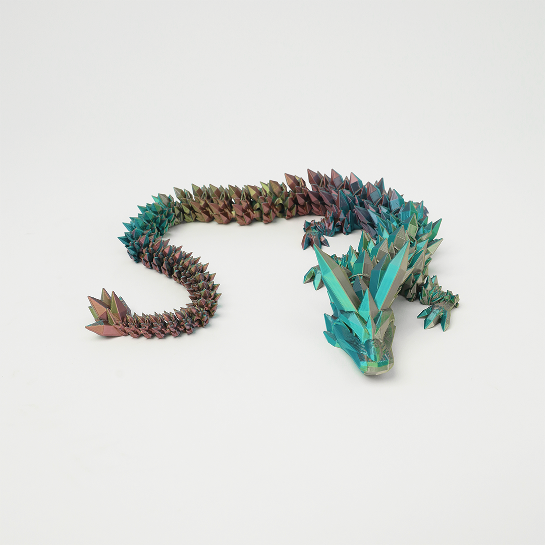 Crystal Dragon 3D Printed Fidget Toys