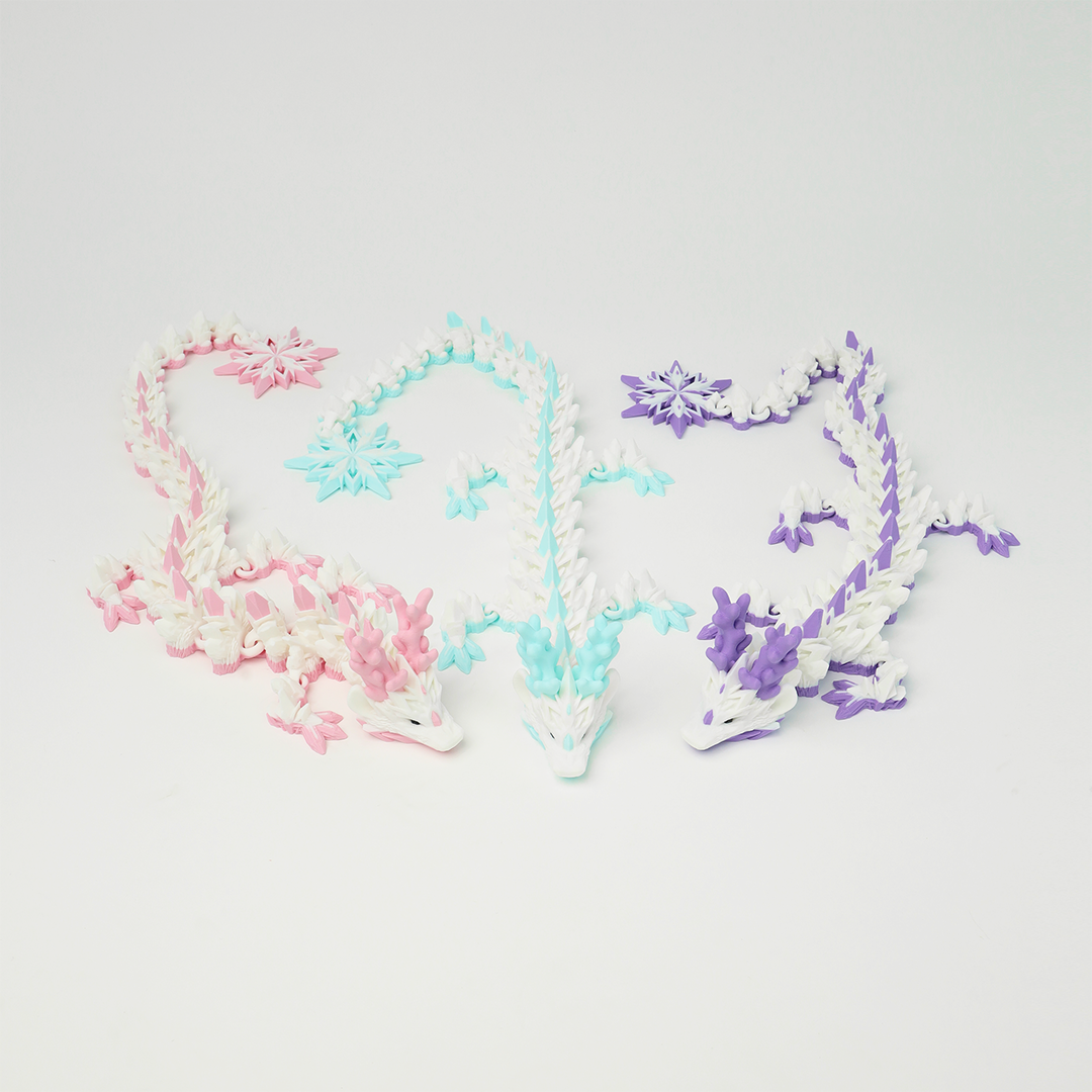 Ice Dragon 3D Printed Fidget Toys