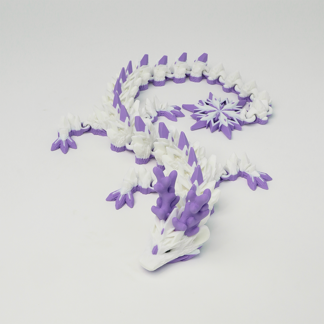 Ice Dragon 3D Printed Fidget Toys