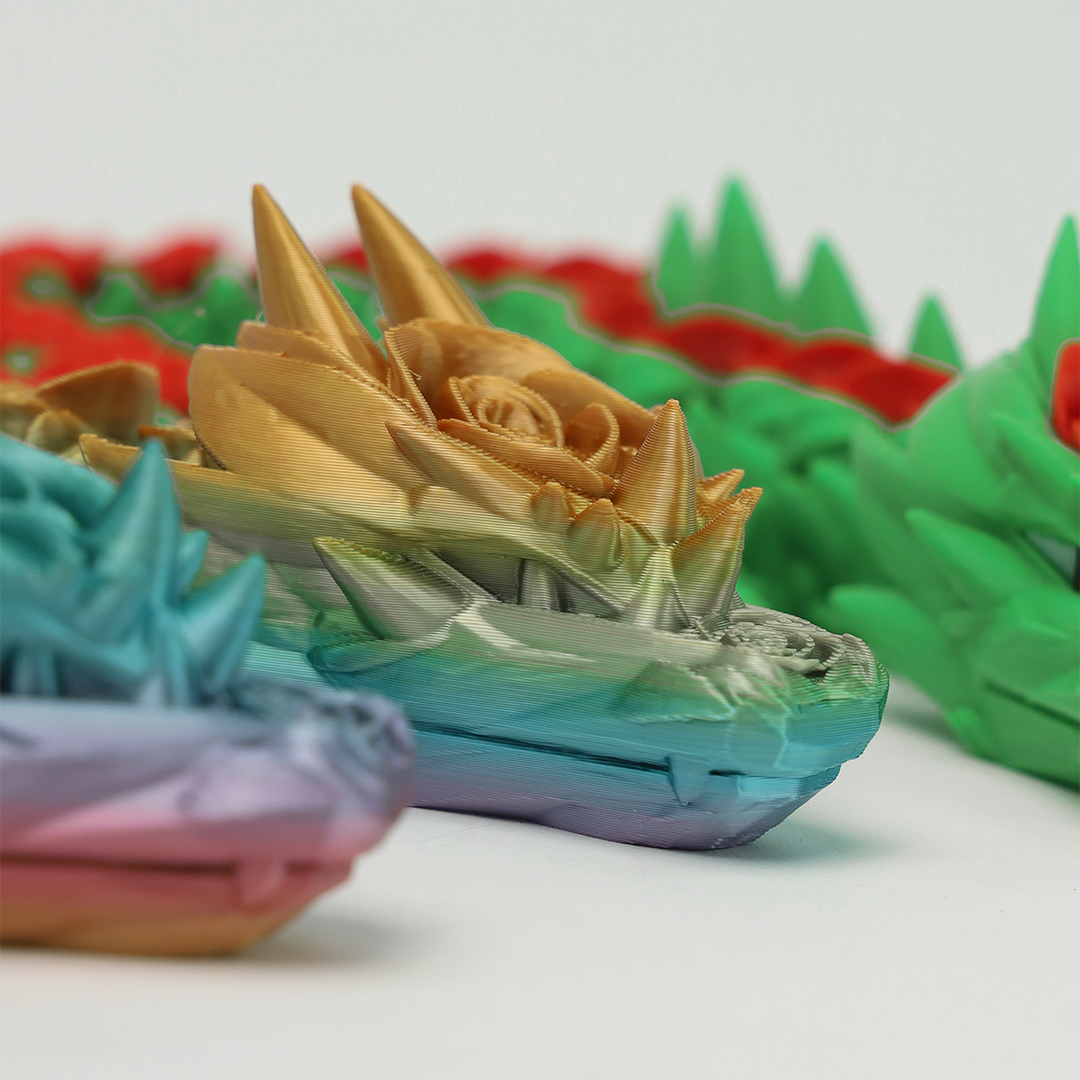 Rose Covered Dragon 3D Printed Fidget Toys