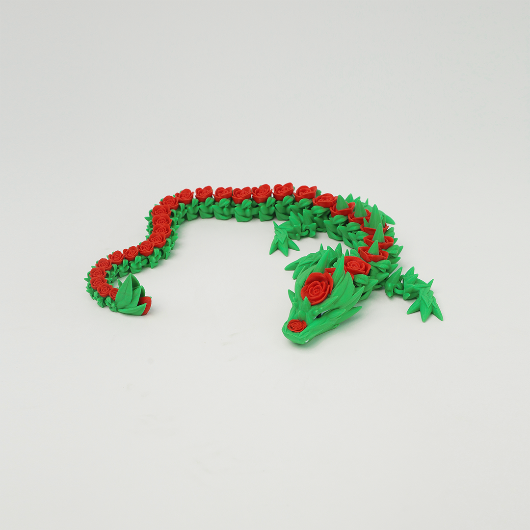 Rose Covered Dragon 3D Printed Fidget Toys