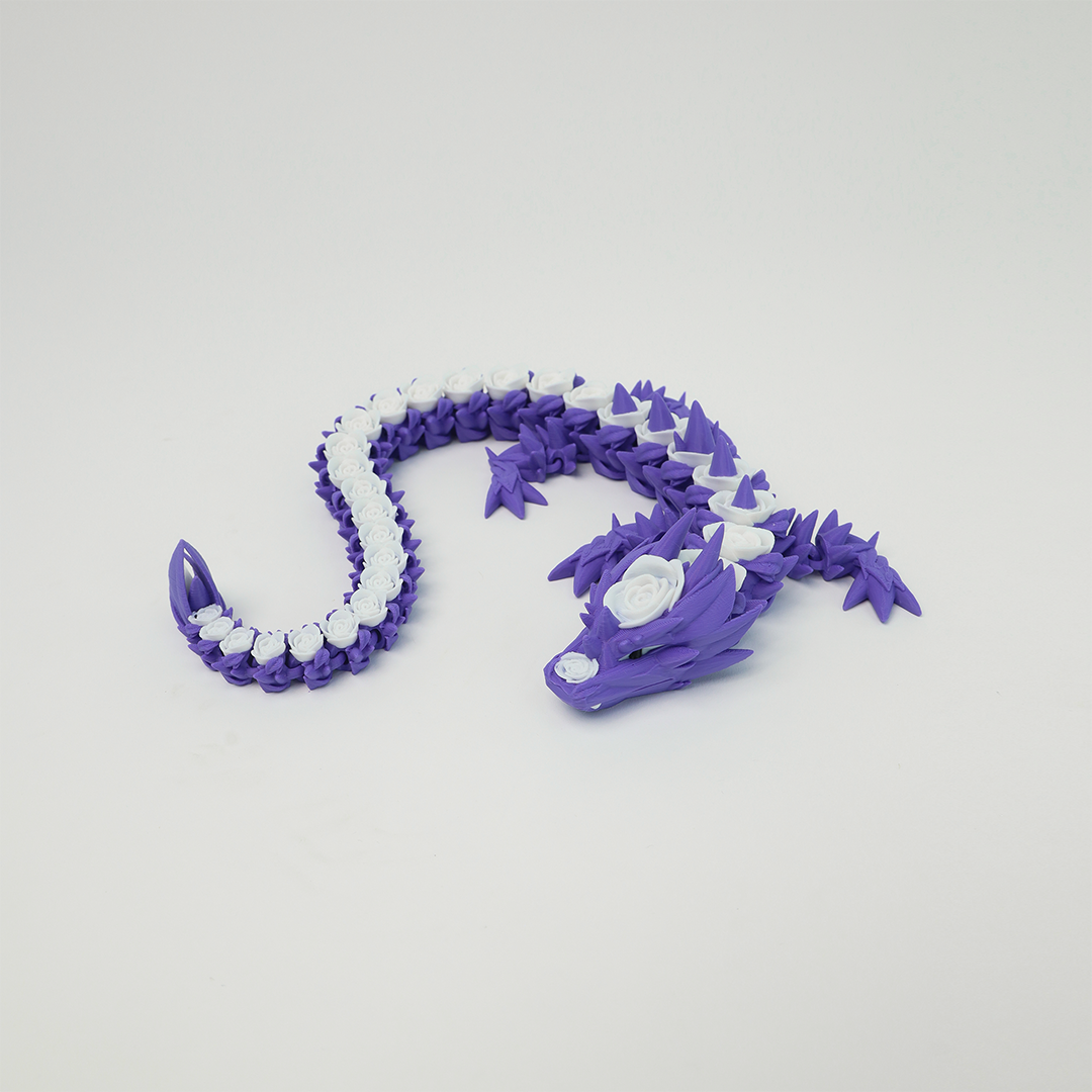 Rose Covered Dragon 3D Printed Fidget Toys