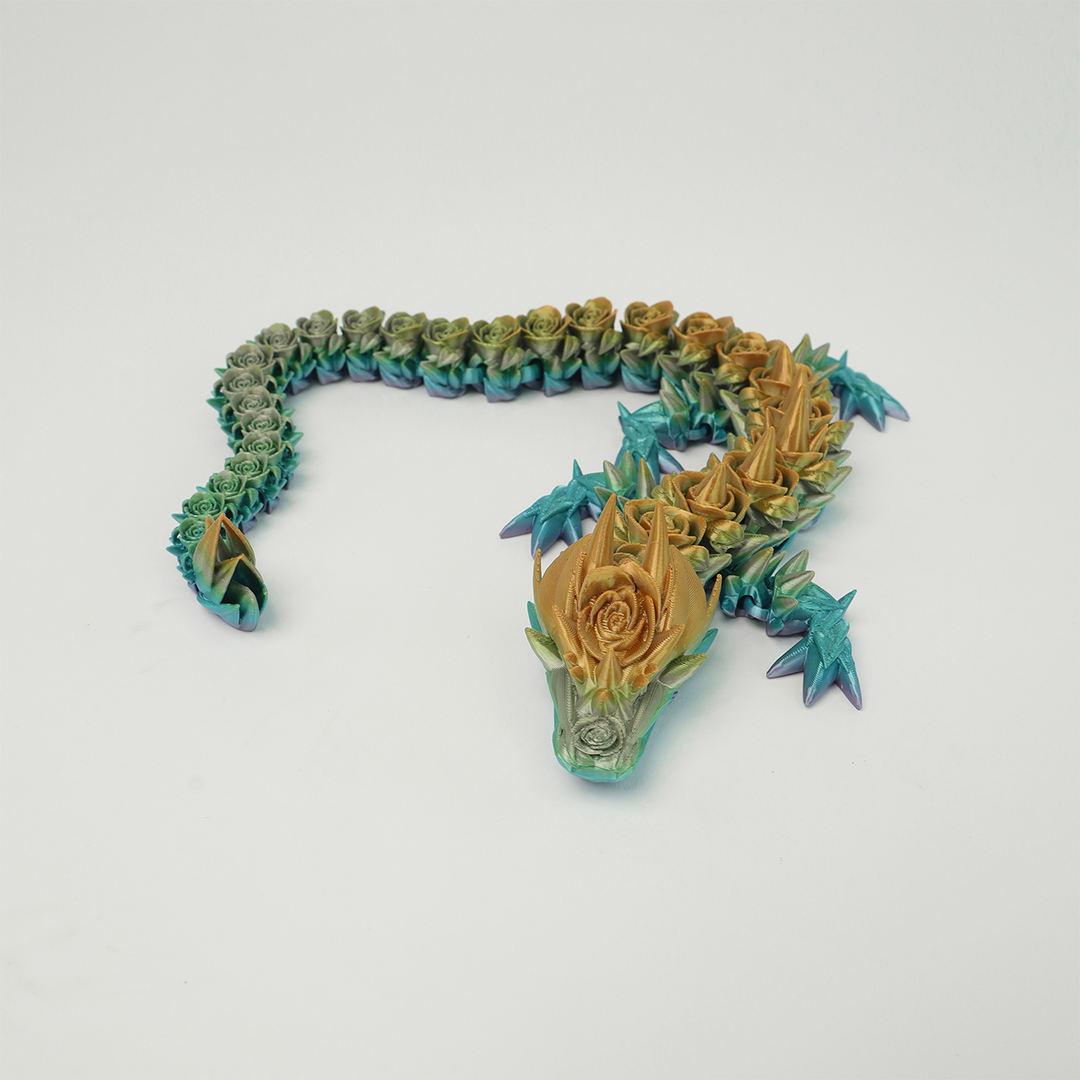 Rose Covered Dragon 3D Printed Fidget Toys