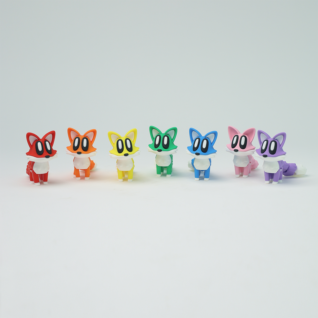 Fox 3D Printed Fidget Toys - Baby