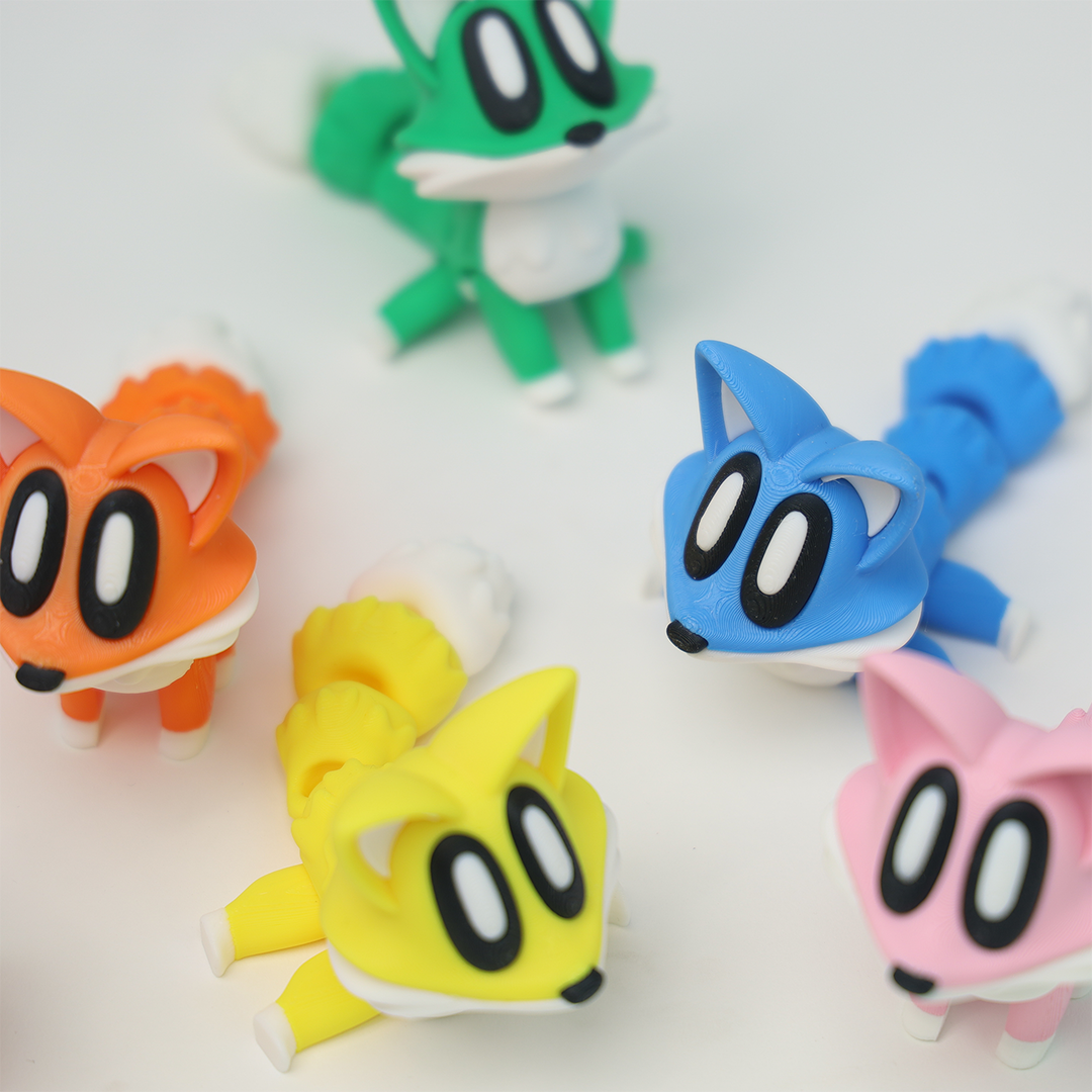 Fox 3D Printed Fidget Toys - Baby