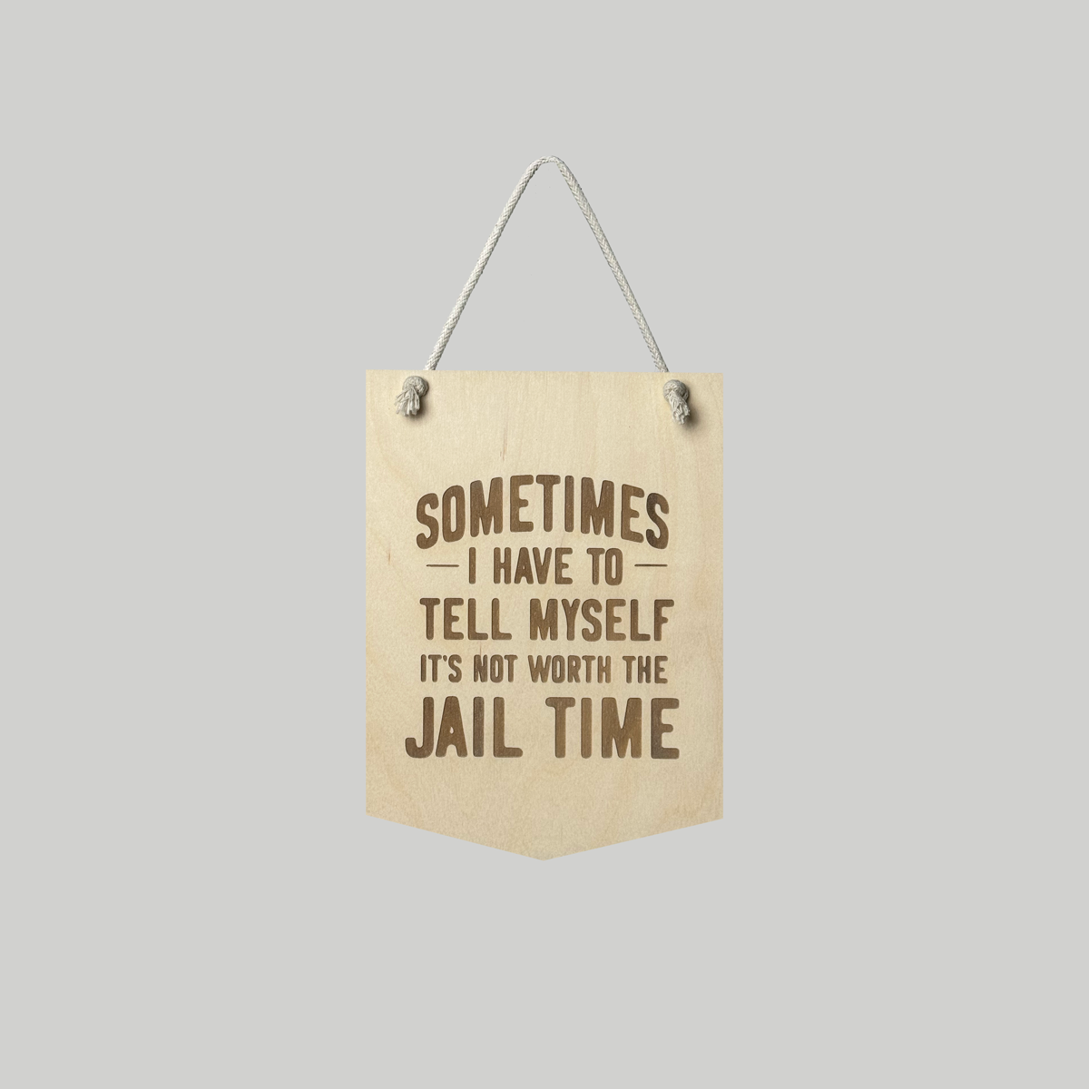 Sometimes I Have To Tell Myself It's Not Worth The Jail Time