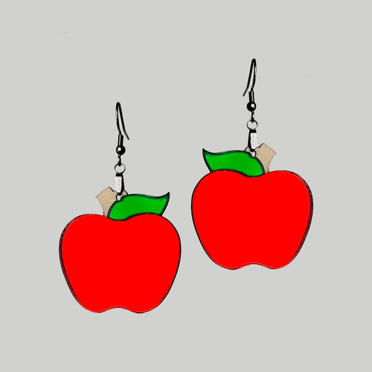 Apple Earrings: Delightful fruit-inspired accessories for a playful touch.