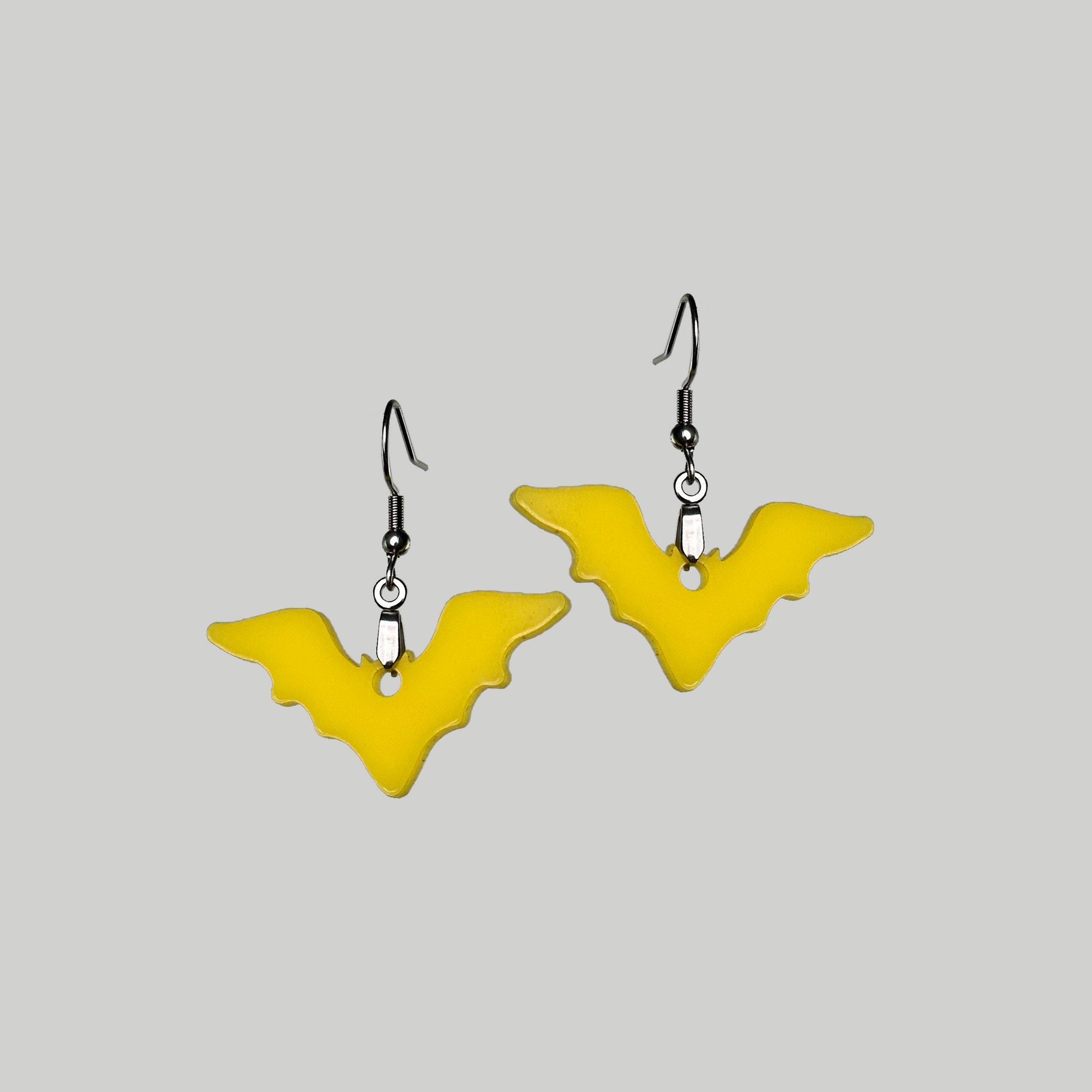 Midnight Winged Wonders: Embrace the dark side with these chic and mysterious bat earrings.