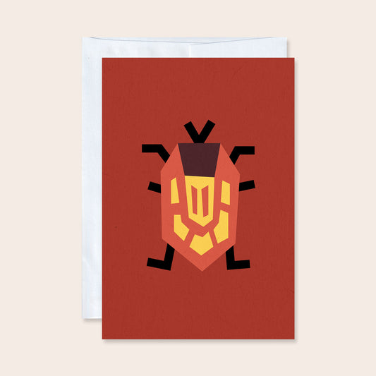 Ember Beetle Greeting Card