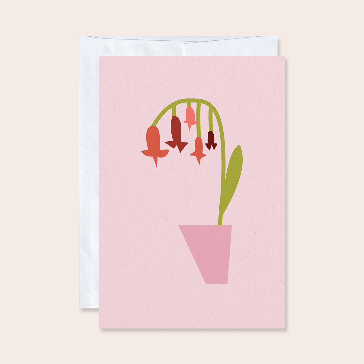 Hanging Petals Greeting Card