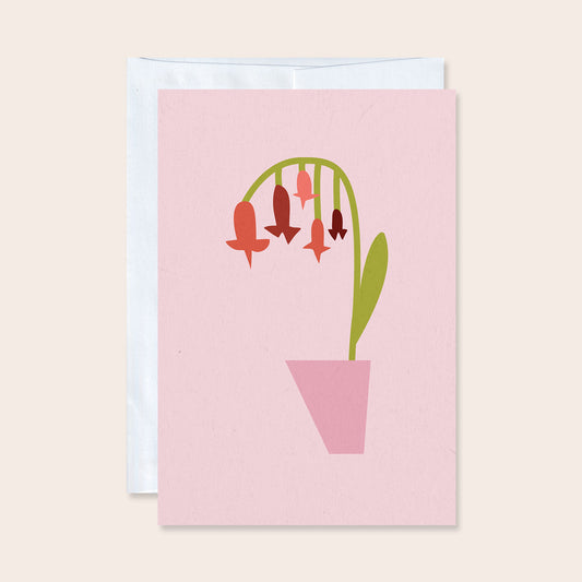Hanging Petals Greeting Card