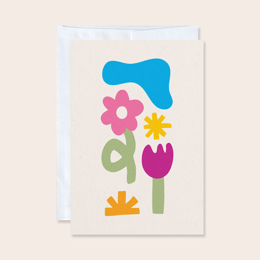 Open Garden Greeting Card