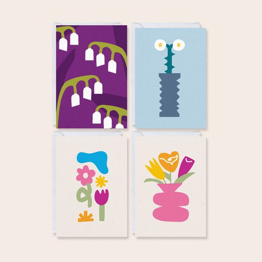 Playful Shapes Mini Greeting Cards