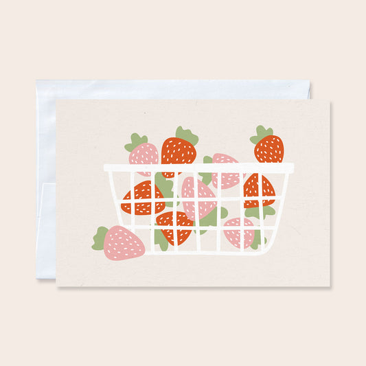Strawberry Greeting Card