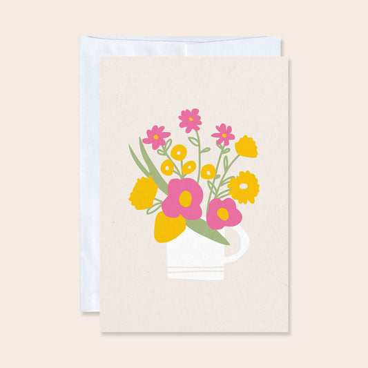 Mug Garden Greeting Card