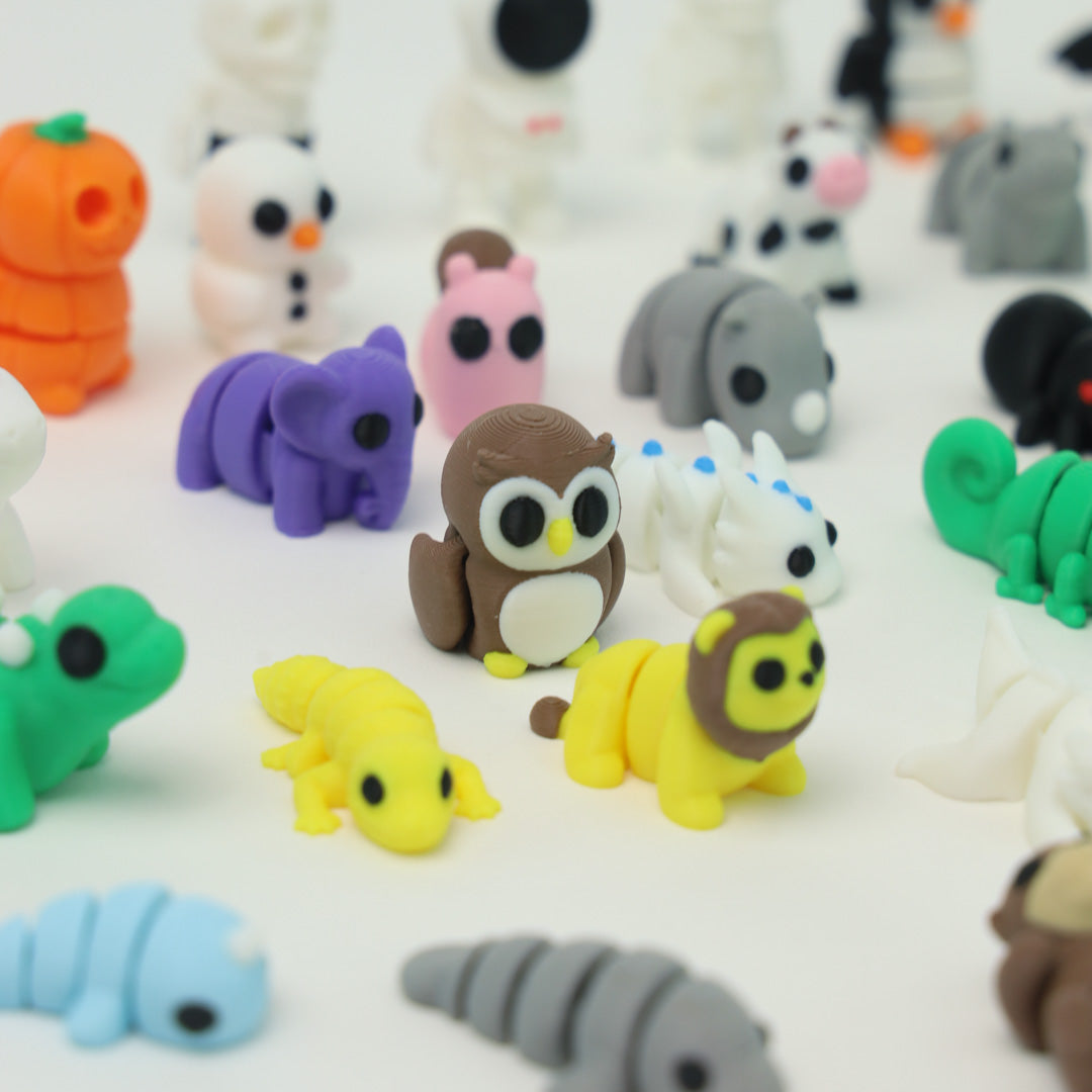 Animal  3D Printed Fidget Toys - Mini