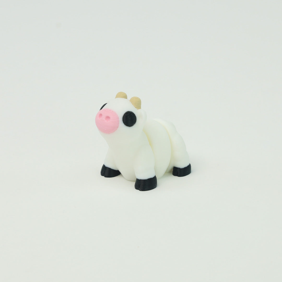 Cow with no spots sensory toy 3d printed