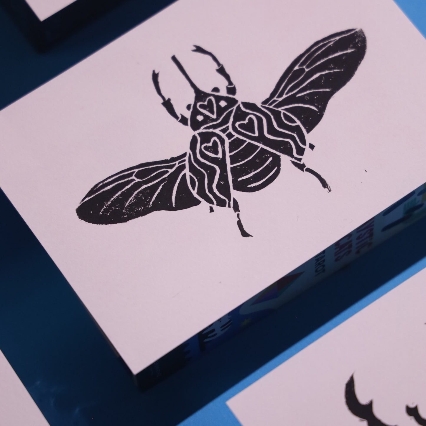 Beetle - Lino Block Prints 5x7 in