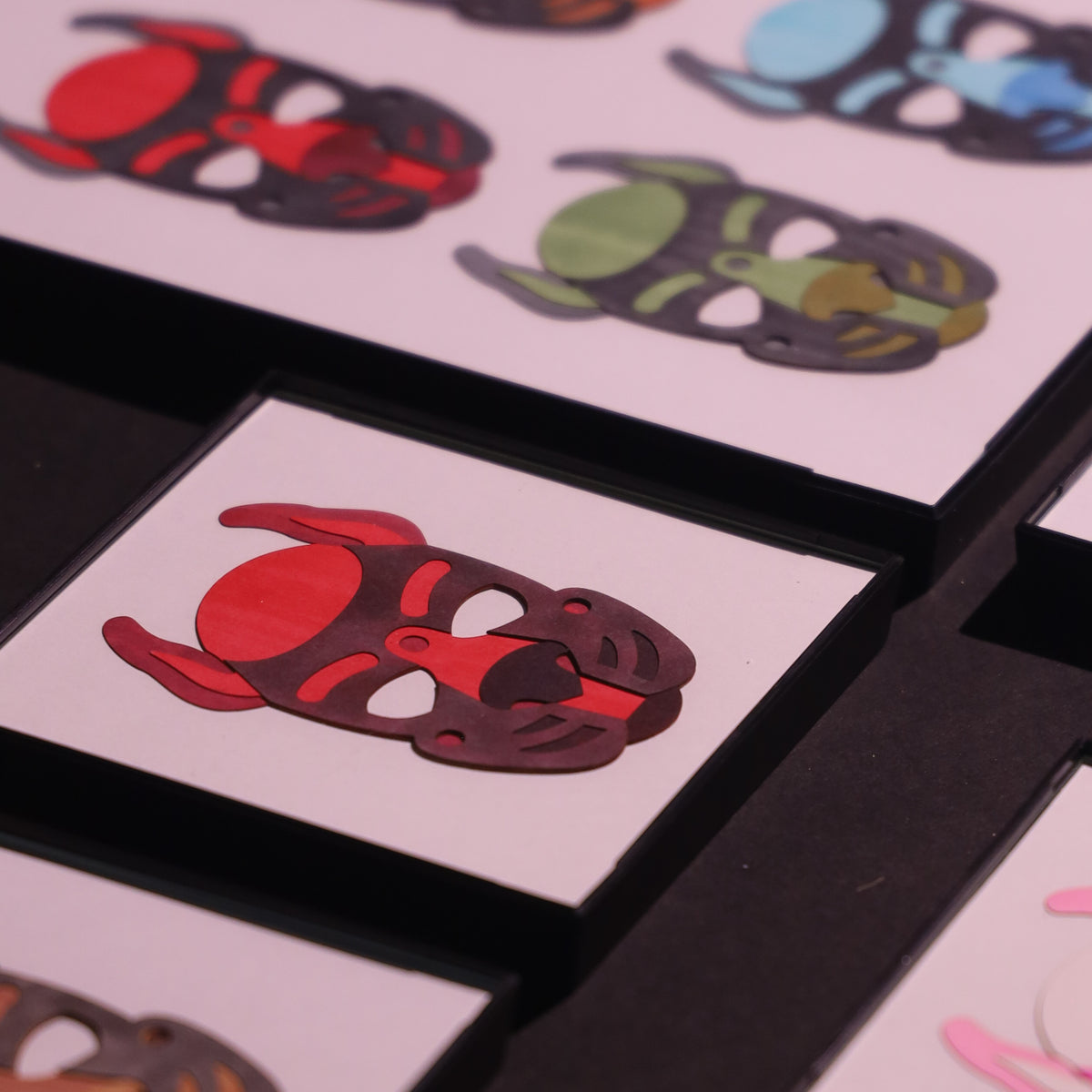 Pup Masks – Original Alcohol Marker Illustrations