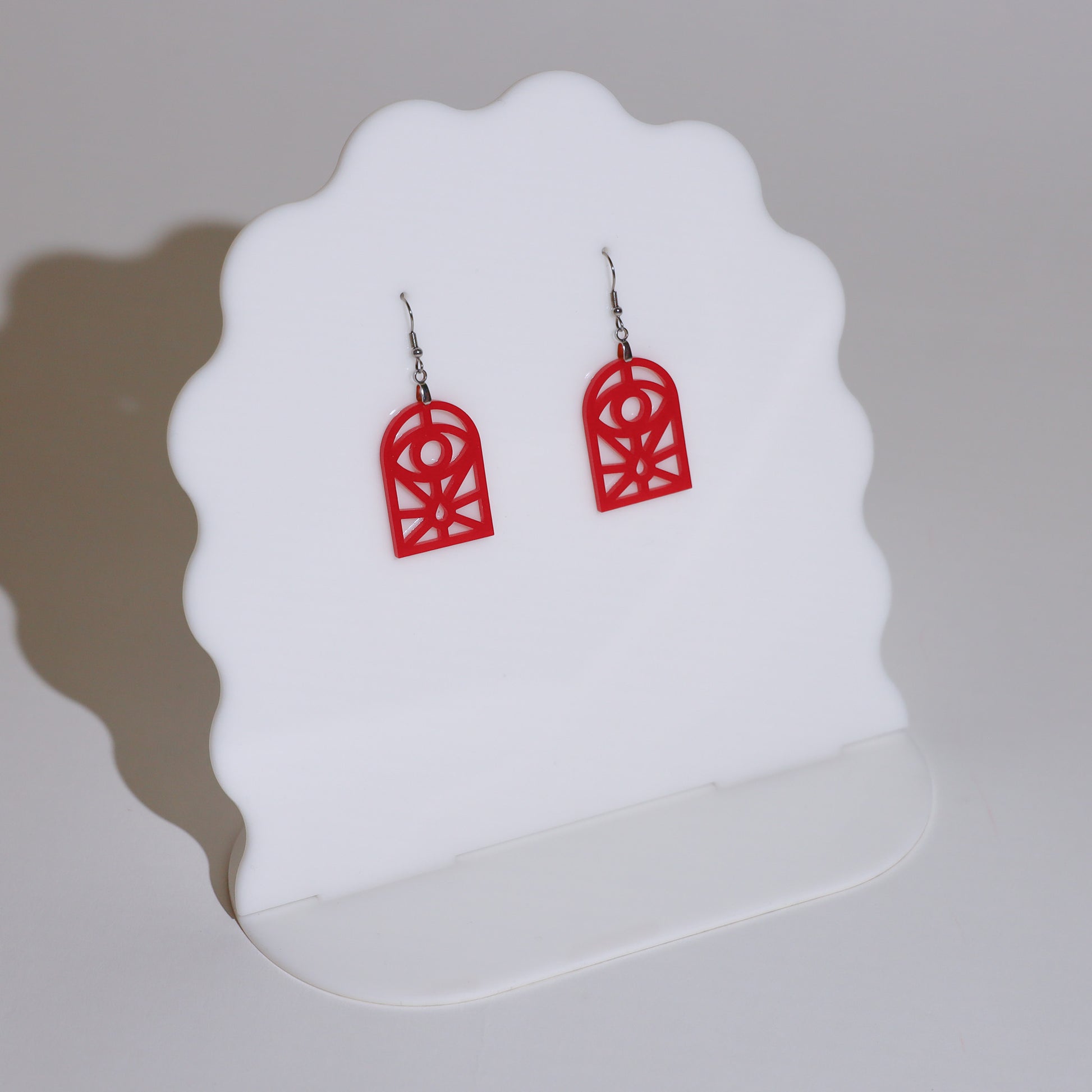 Evil Eye Earring Red