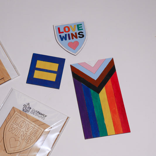 LGBTQIA+ Pride Paint-Your-Own 3 Piece Kit